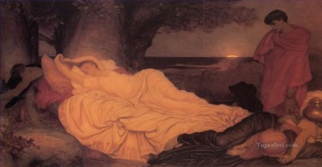 Lord Frederic Leighton Painting - Cymon and Iphigenia Academicism Frederic Leighton